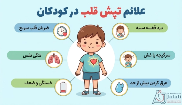 علائم تپش قلب در کودکان