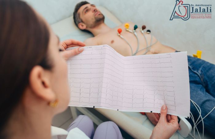 نحوه گرفتن نوار قلب