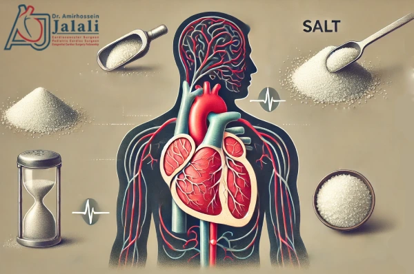 تاثیر نمک بر بیماریهای قلبی